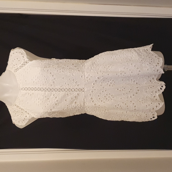 Angel Biba Pants - Gorgeous Angel Biba Playsuit White Lined 100% Cotton with pockets